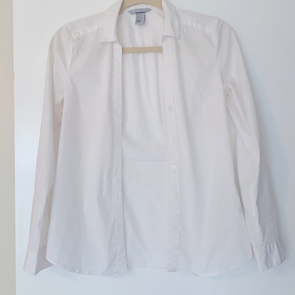 White suit shirt, size 2